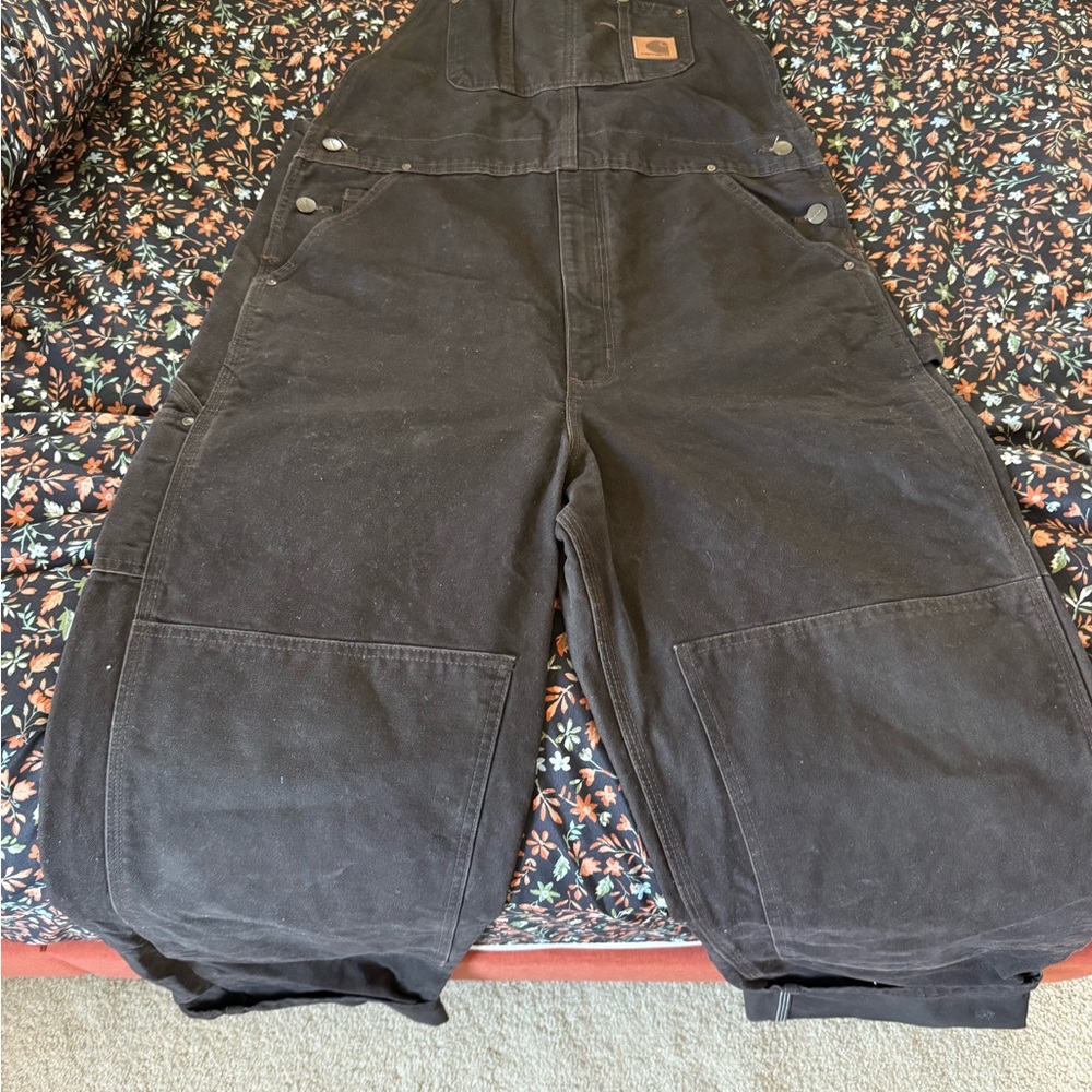 Carhartt Dark Brown Overalls
